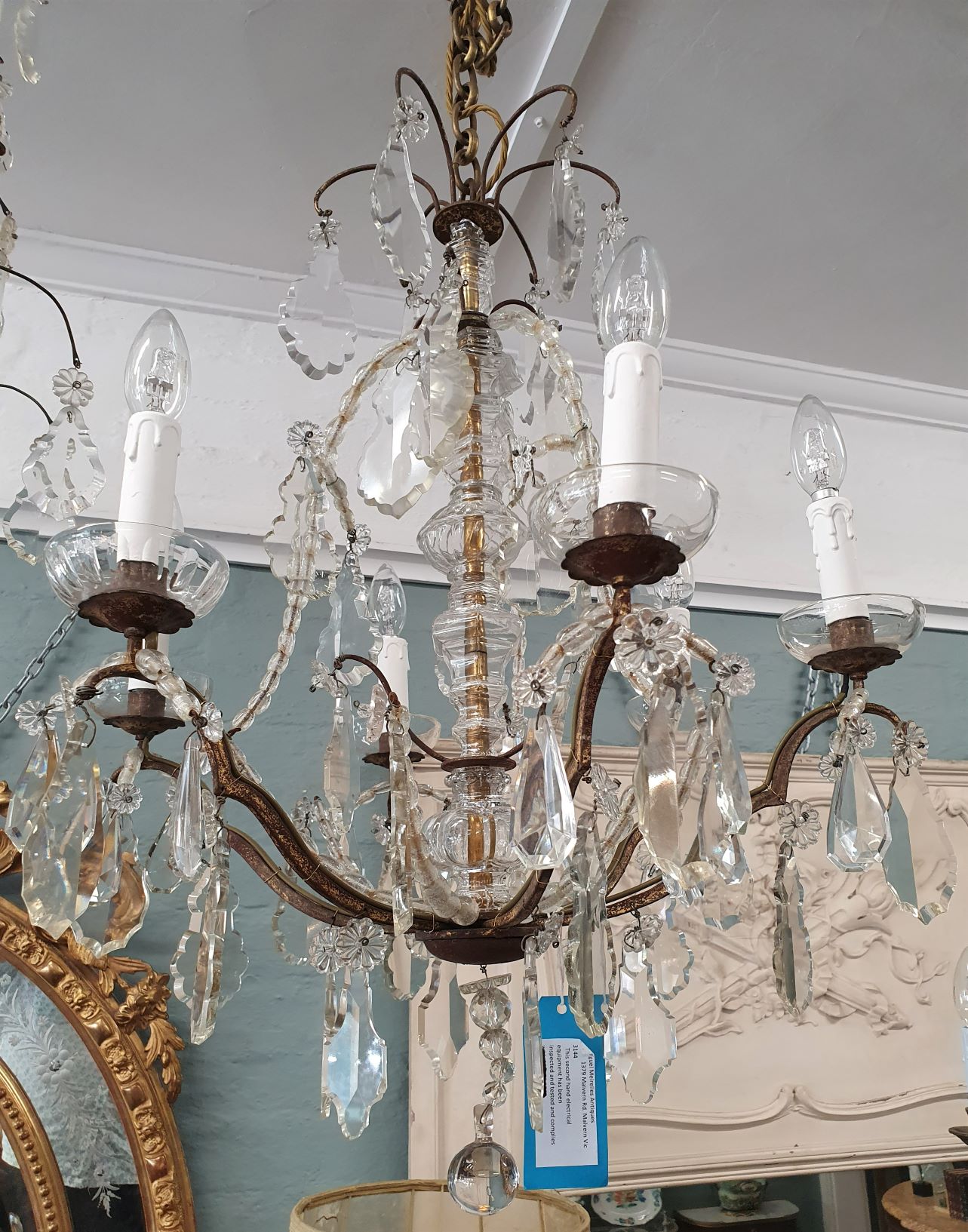 An elegant Parisian Chandelier